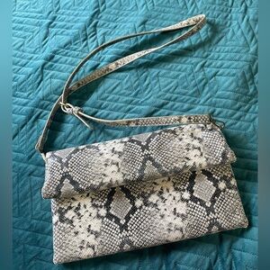 Snakeskin Patterned Women's Bag